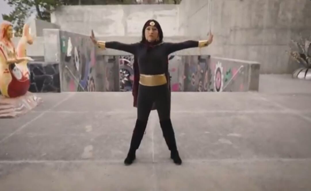 Este personaje es interpretado por la actriz Adriana Bernal.   Foto: Tomada del video 