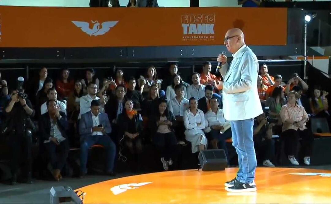Dante Delgado enfatizó que MC no va tarde en la carrera presidencial, y que es el único partido que ha respetado los tiempos que marca la ley electoral. Foto: captura de pantalla