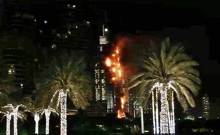 Incendio en Dubai deja 16 heridos