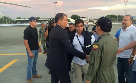 Presidente Correa llega a Ecuador desde el Vaticano