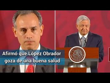 "La fuerza del Presidente es moral, no es una fuerza de contagio": López-Gatell
