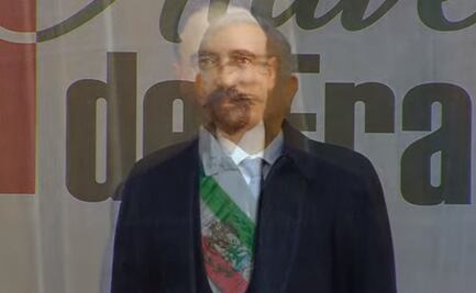 VIDEO: AMLO se "transforma" en Madero, al menos en transmisión de CEPROPIE