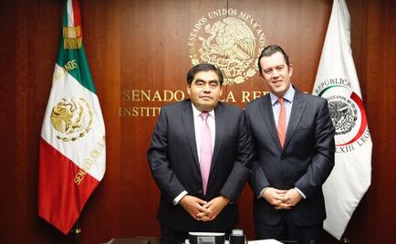 Se reúne Miguel Barbosa con Larry Rubin