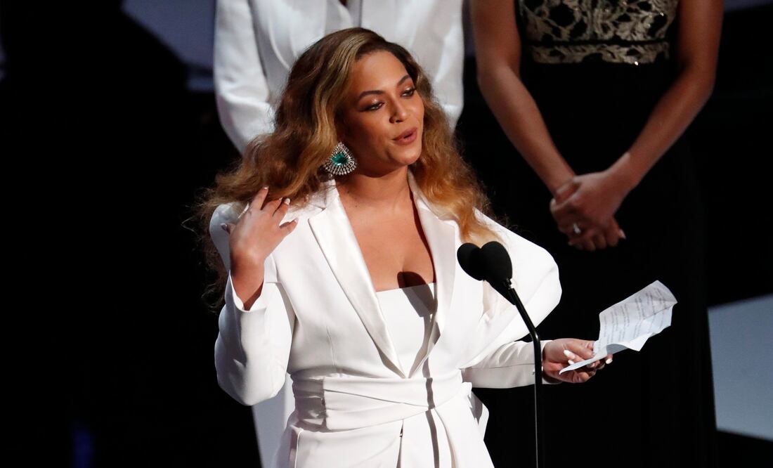 Beyoncé asistió a la ceremonia junto a su marido Jay-Z. Foto: REUTERS