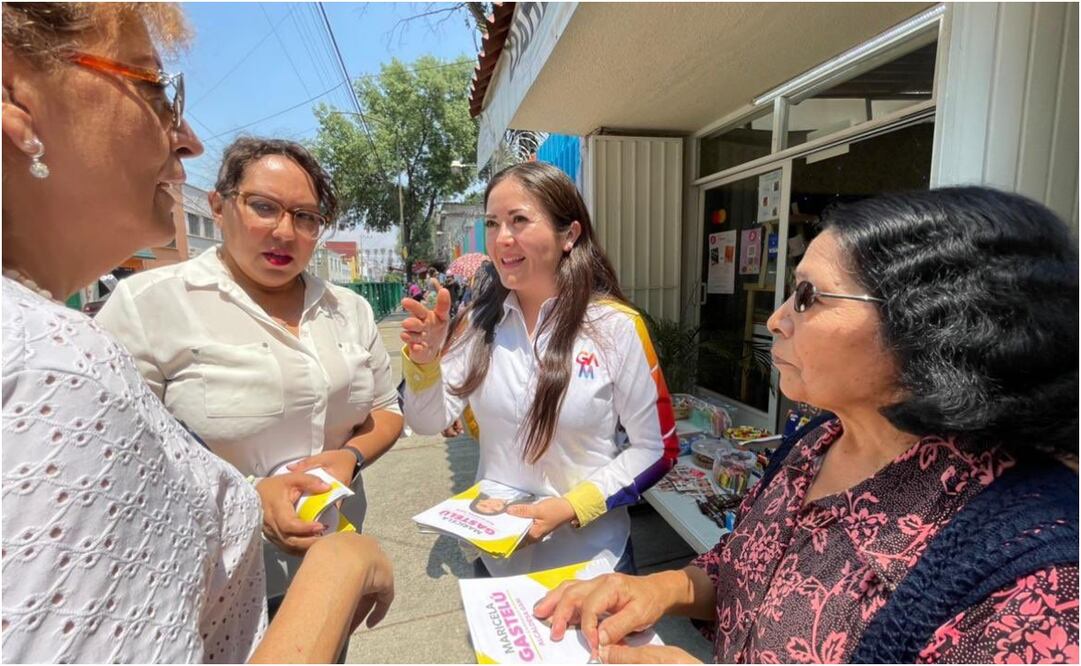 La candidata a la alcaldía Gustavo A. Madero de la coalición Va X La CDMX, Maricela Gastelú. Foto: Especial