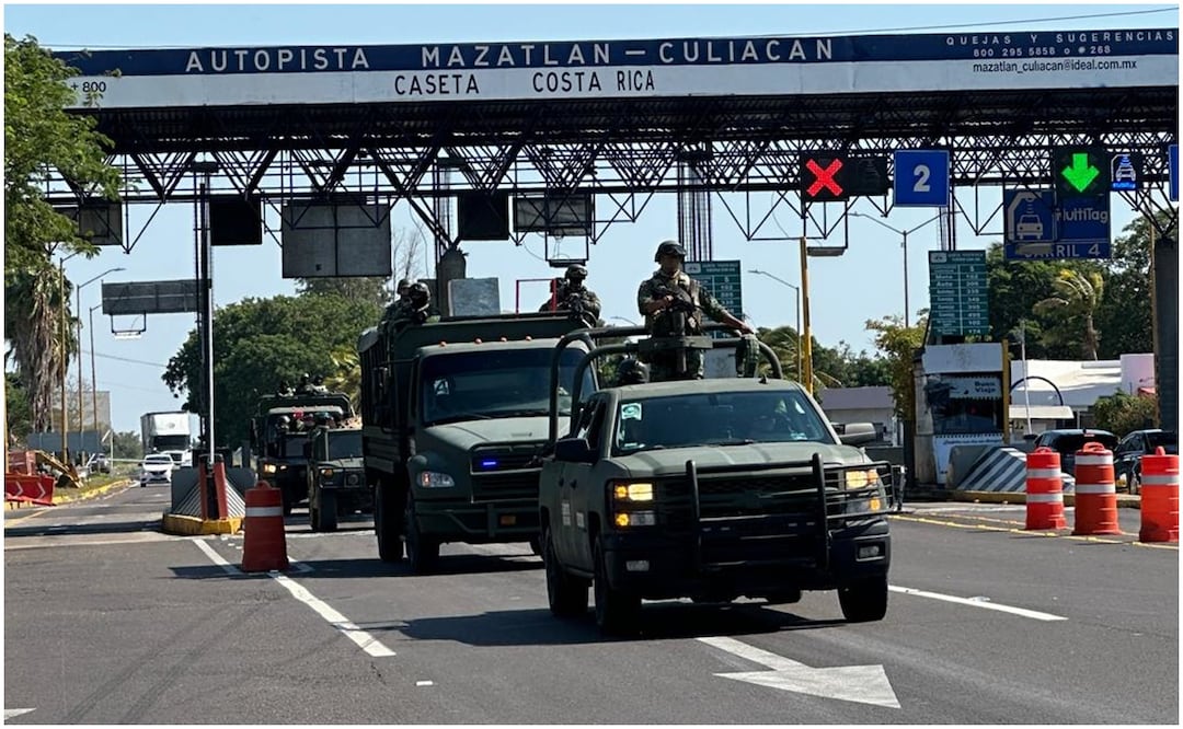 Este 12 de octubre, llega el tercer grupo militar con 200 elementos de seguridad a Sinaloa. Foto: Especial
