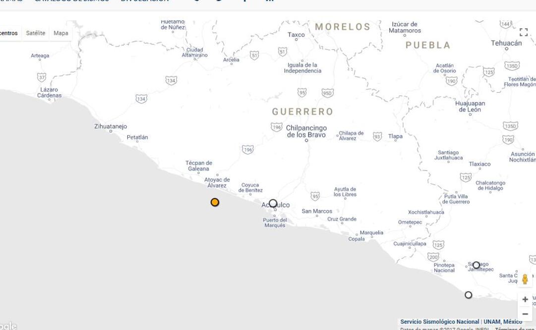 (SERVICIO SISMOLÓGICO NACIONAL)