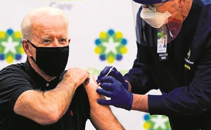 Tras recomendación de dosis antiCovid de refuerzo en EU, Joe Biden se volverá a vacunar