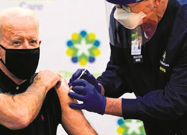Tras recomendación de dosis antiCovid de refuerzo en EU, Joe Biden se volverá a vacunar