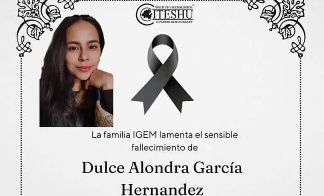 Dulce Alondra, el día de ayer perdió la vida al ser golpeada por la locomotora en los momentos en que intentaba tomarse una fotografía. Foto: especial