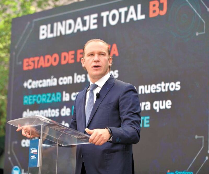 Santiago Taboada, candidato del PAN que busca la reelección en Benito Juárez, explicó que el programa Blindaje Total BJ también reforzará las fronteras de la demarcación. Foto: TOMADA DE TWITTER