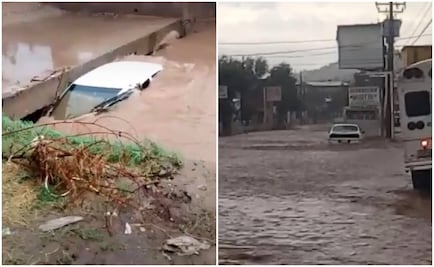 Fuertes lluvias provocan inundaciones en Sonora