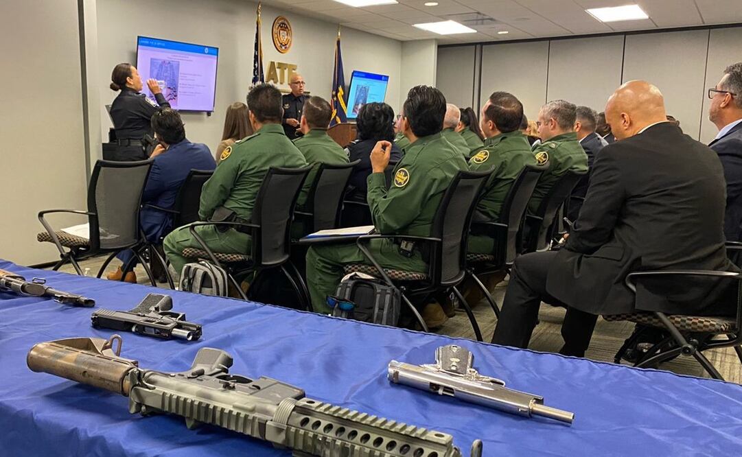 Reunión de agencias estadounidenses para combatir el tráfico de armas. Foto: Cortesía Embajada Estados Unidos