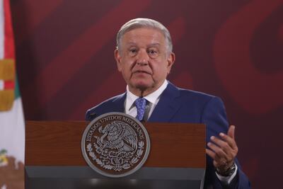 “Es politiquería”, dice AMLO por colocación de boyas en Río Bravo