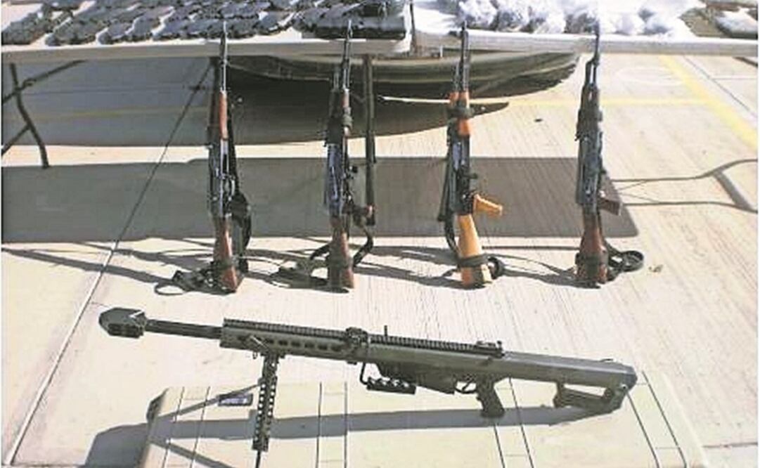 Sólo en 2019, el tráfico de armas desde Estados Unidos fue responsable de más de 17 mil homicidios en México. Foto: Archivo/EL UNIVERSAL.