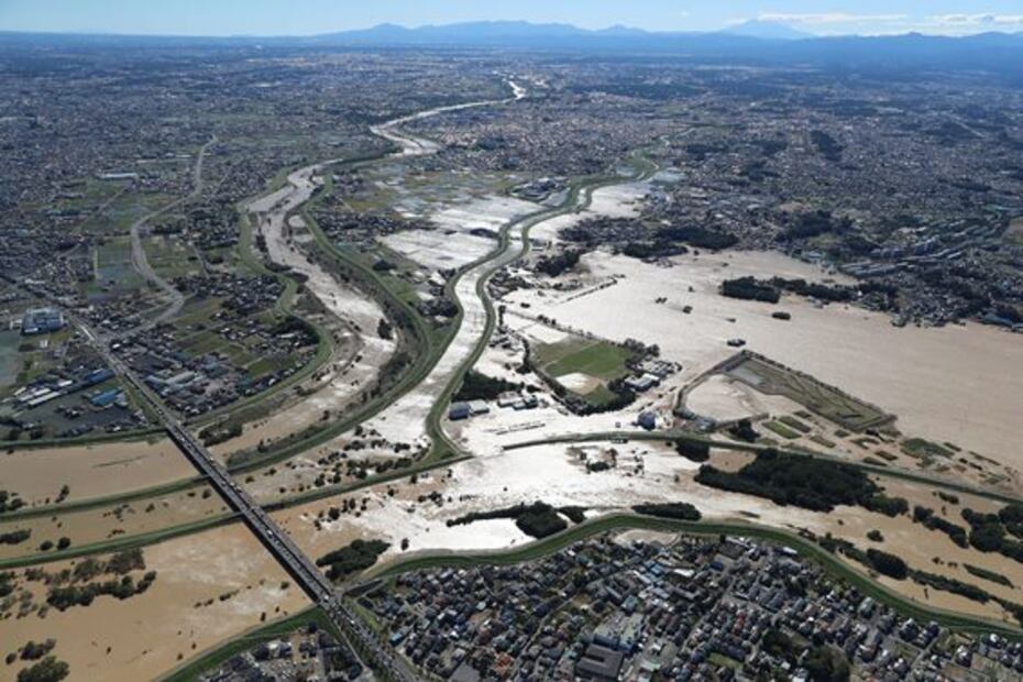 Las imágenes tras el paso del tifón “Hagibis” en Japón