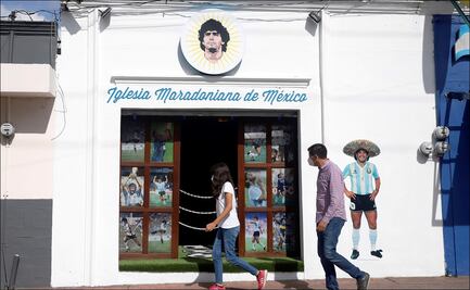 En México ya abrió la primera iglesia dedicada a Diego Armando Maradona