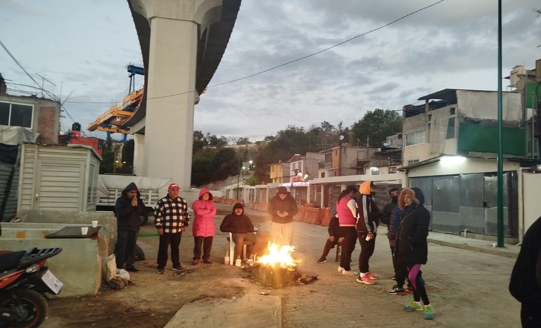 Protestas por afectaciones del Tren Interurbano México-Toluca. Foto: Especial