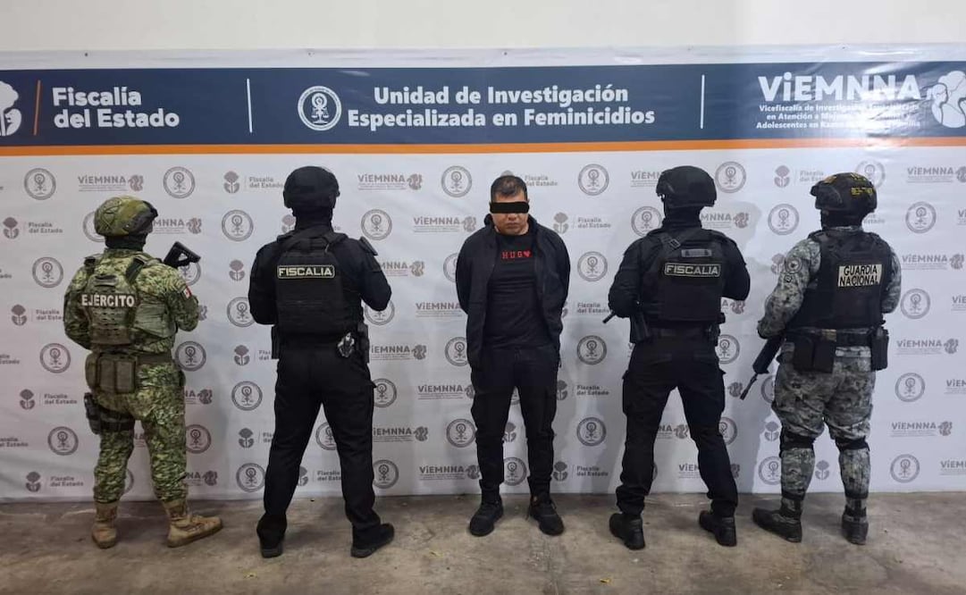 Detenido coautor del feminicidio de la influencer Valeria Márquez en Zapopan en mayo de 2025 / Foto: Fiscalía Jalisco