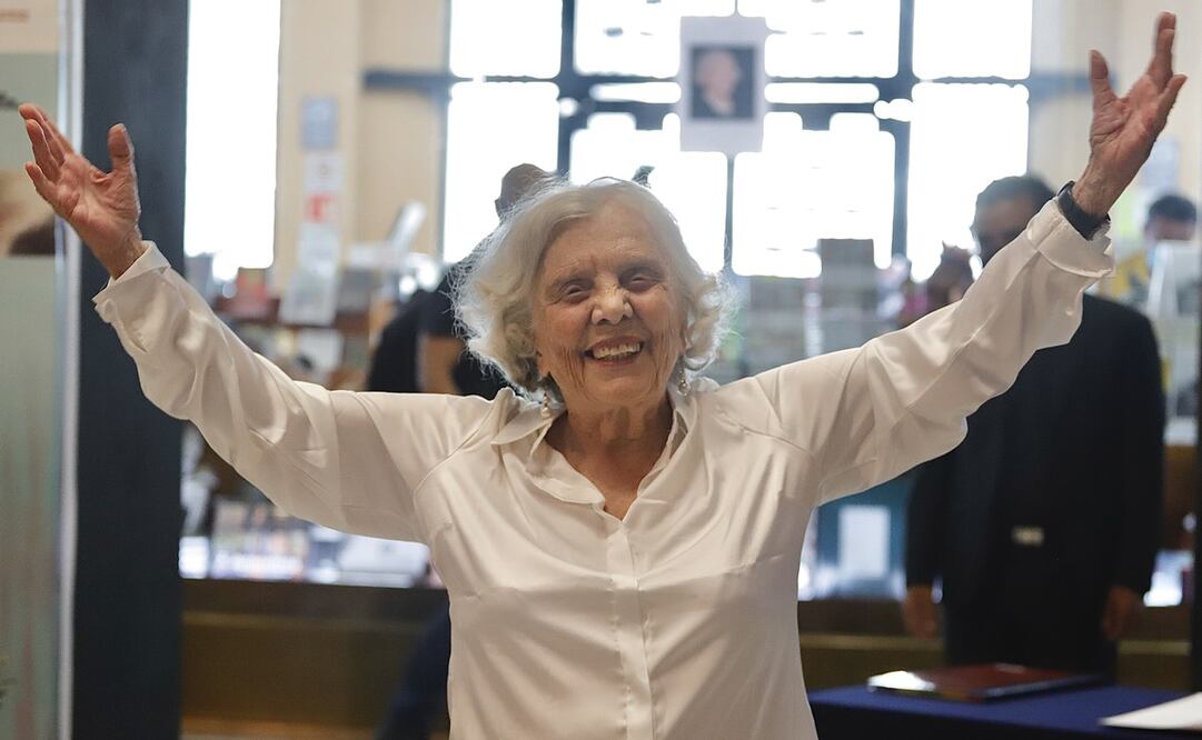 Elena Poniatowska. Fotos: Berenice Fregoso/ EL UNIVERSAL