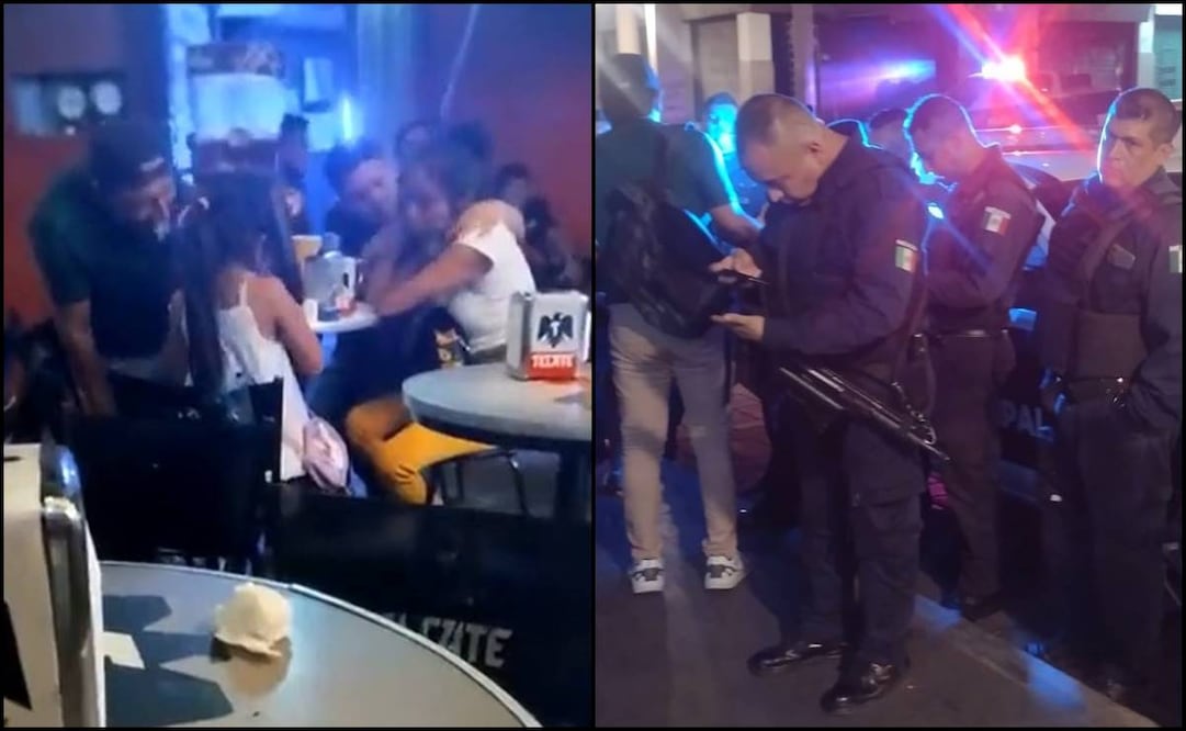 Madre lleva a su hija a un bar en Cuernavaca, Morelos. Foto: Especial.