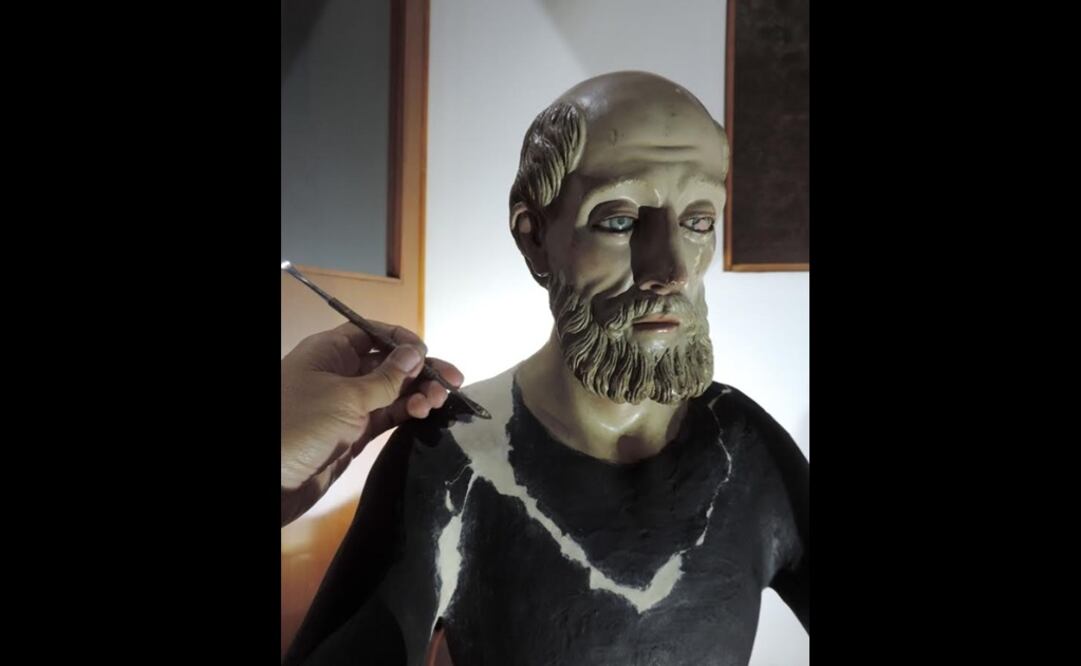 El INAH restauró algunas imágenes de culto de Xochimilco que resultaron dañadas por el sismo del 19 de septiembre de 2017. 