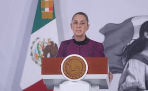 La presidenta Claudia Sheinbaum en la “Mañanera del Pueblo” de Palacio Nacional el miércoles 17 de junio de 2026. Foto: Gabriel Pano/ EL UNIVERSAL