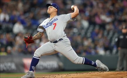 Julio Urías, sin la victoria 19 en su salida ante Colorado 