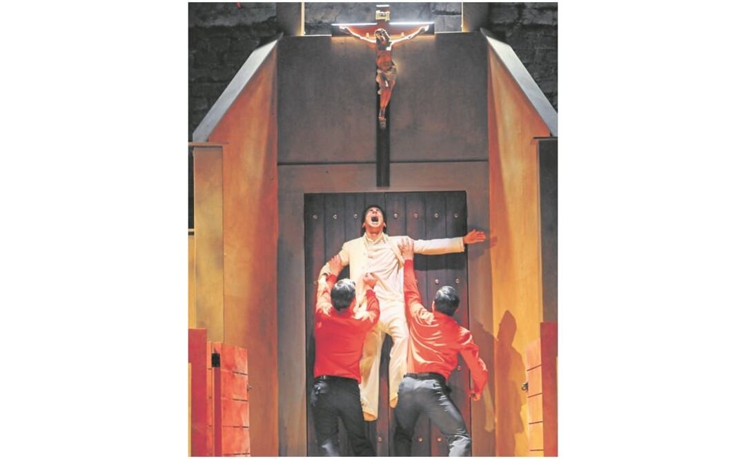 Puesta en escena del libro Crónica de una muerte anunciada, llevada al teatro por el escritor colombiano Jorge Alí Triana. Foto: CORTESÍA JORGE ALÍ TRIANA