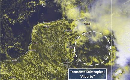 Emiten alerta amarilla en Quintana Roo por tormenta subtropical "Alberto"