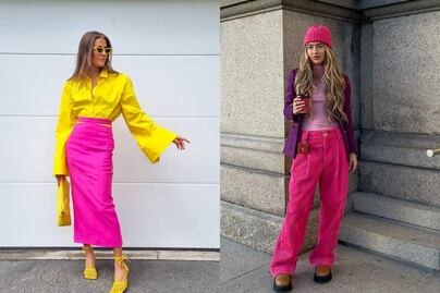 Guía infalible para combinar el rosa mexicano en tus looks de primavera