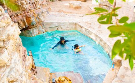 Hidalgo: así es el balneario con cuevas y aguas termales