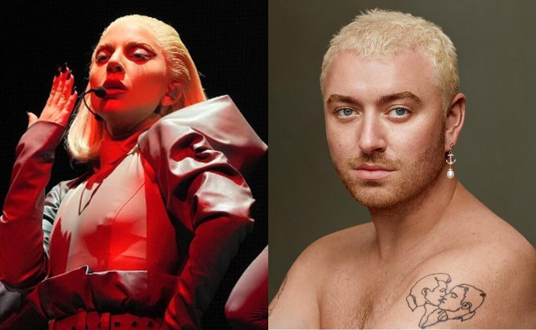 Sam Smith y Lady Gaga. Foto: Vía Instagram oficial.