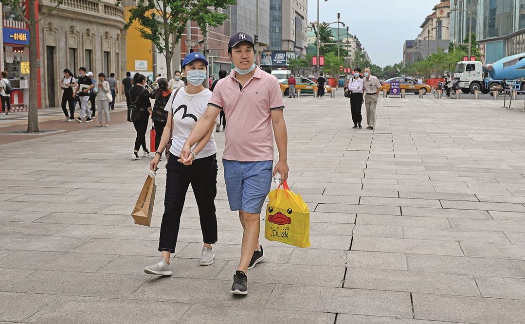 Datos de la ONU indican que la economía china es la que mejor se recuperará en el periodo de 2023 a 2030, con un avance de 4.6%. Foto: WANG ZHAO. AFP