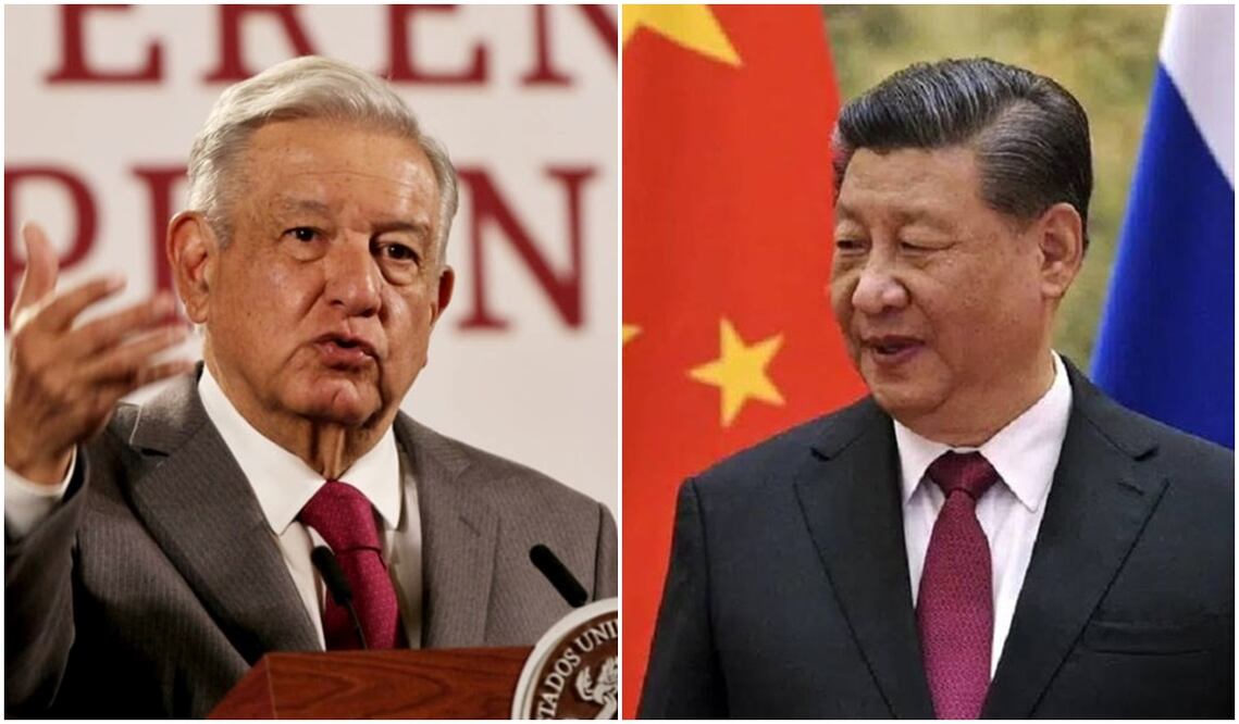 AMLO / Xi Jinping. Foto: especial