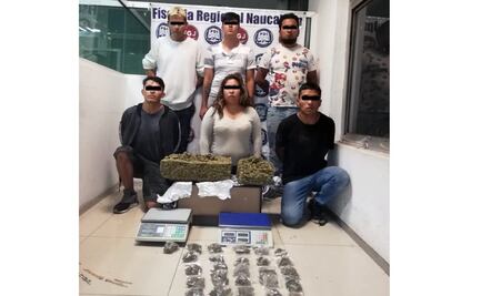 Desmantelan cuatro puntos de venta de droga al menudeo en Naucalpan