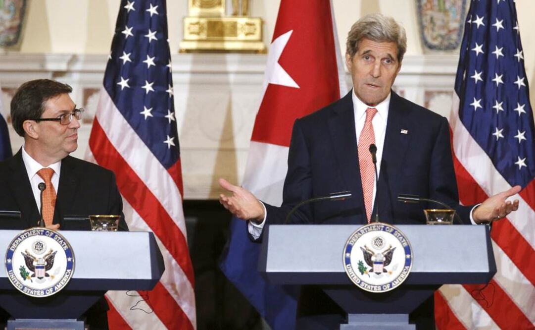 ohn Kerry dijo que su país no tenía intención en este momento de alterar su acuerdo de arrendamiento vigente sobre la base naval en la Bahía de Guantánamo Foto: Reuters