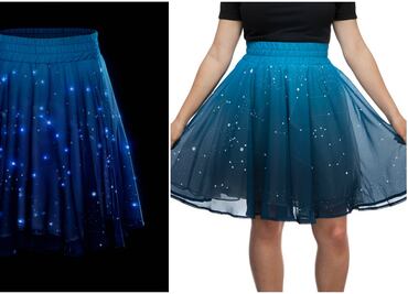 La falda que te pondrá en el mismo cielo
