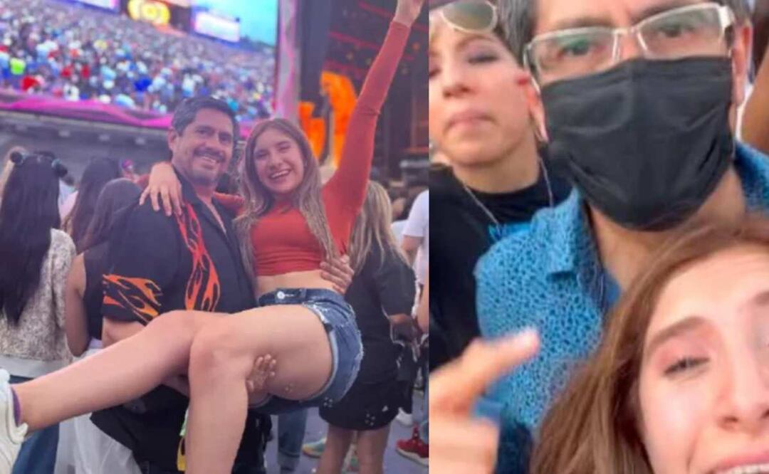 El papá de la joven se emocionó por haberse hecho viral solo por pasar el día con su hija