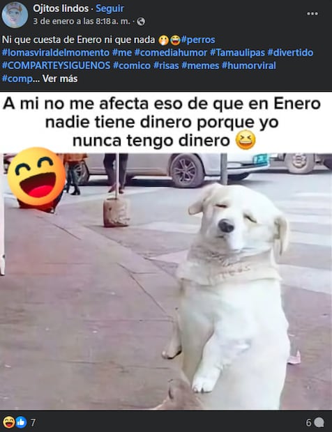 Usuarios en redes comparten memes para bajar la tensión ocasionada por la cuesta de enero 2026. Foto: Captura de pantalla