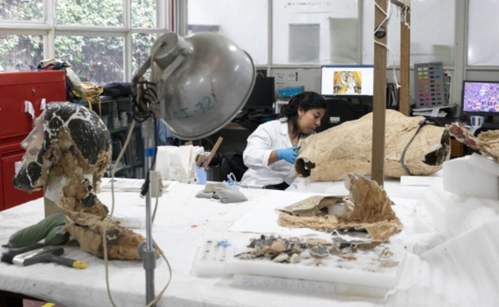 La restauración del Apóstol Santiago dañado por los sismos del 2017