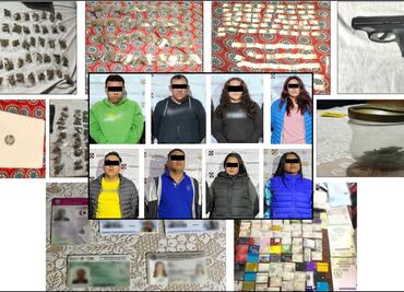 Desarticulan a banda dedicada al robo a cuentahabientes y venta de narcóticos en la MH