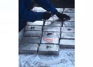 Aseguran 49 kilos de cocaína en buque procedente de Colombia