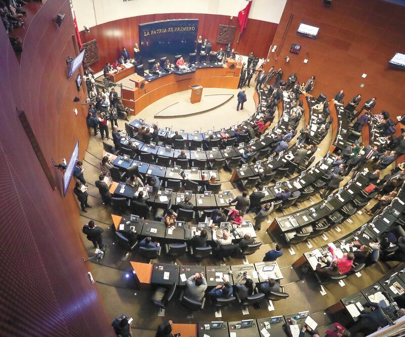 Ante la Cámara de Senadores la Fiscalía General de la República presentó el Plan de Persecución Penal. Foto: ARCHIVO EL UNIVERSAL
