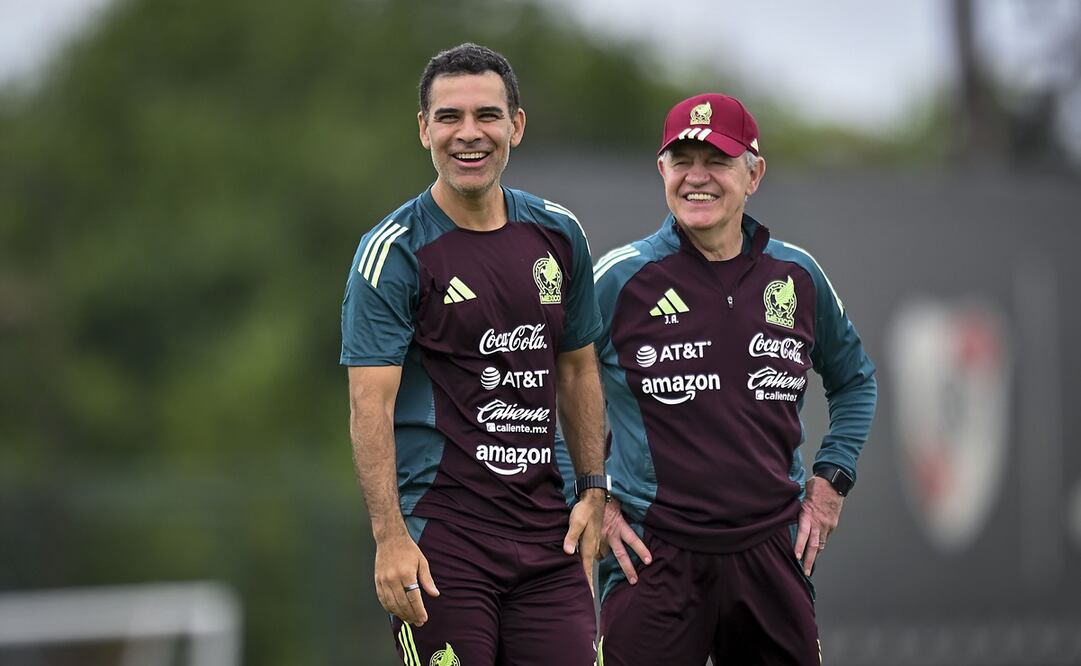 Javier Aguirre y Rafael Márquez - Foto: Imago7