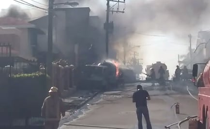 Explosión de pipa de gas deja 3 lesionados en Tampico