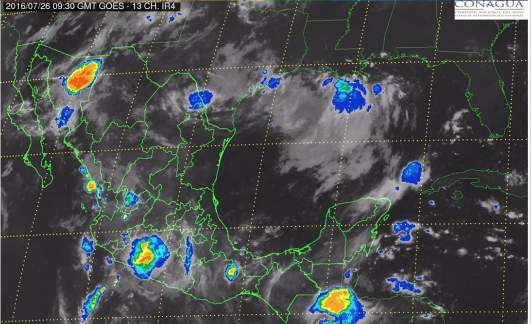 En la foto: Imagen Satelital del SMN