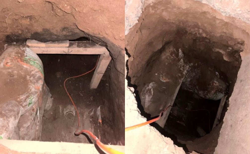 Aseguran túnel clandestino hacia ductos de Pemex en Pachuca, Hidalgo; hay 8 detenidos.
Foto: Especial.