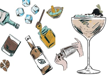 Prepara un drink con mezcal, chocolate y chile ancho