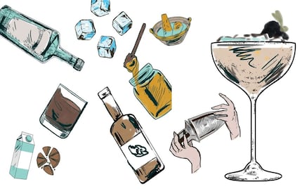 Prepara un drink con mezcal, chocolate y chile ancho